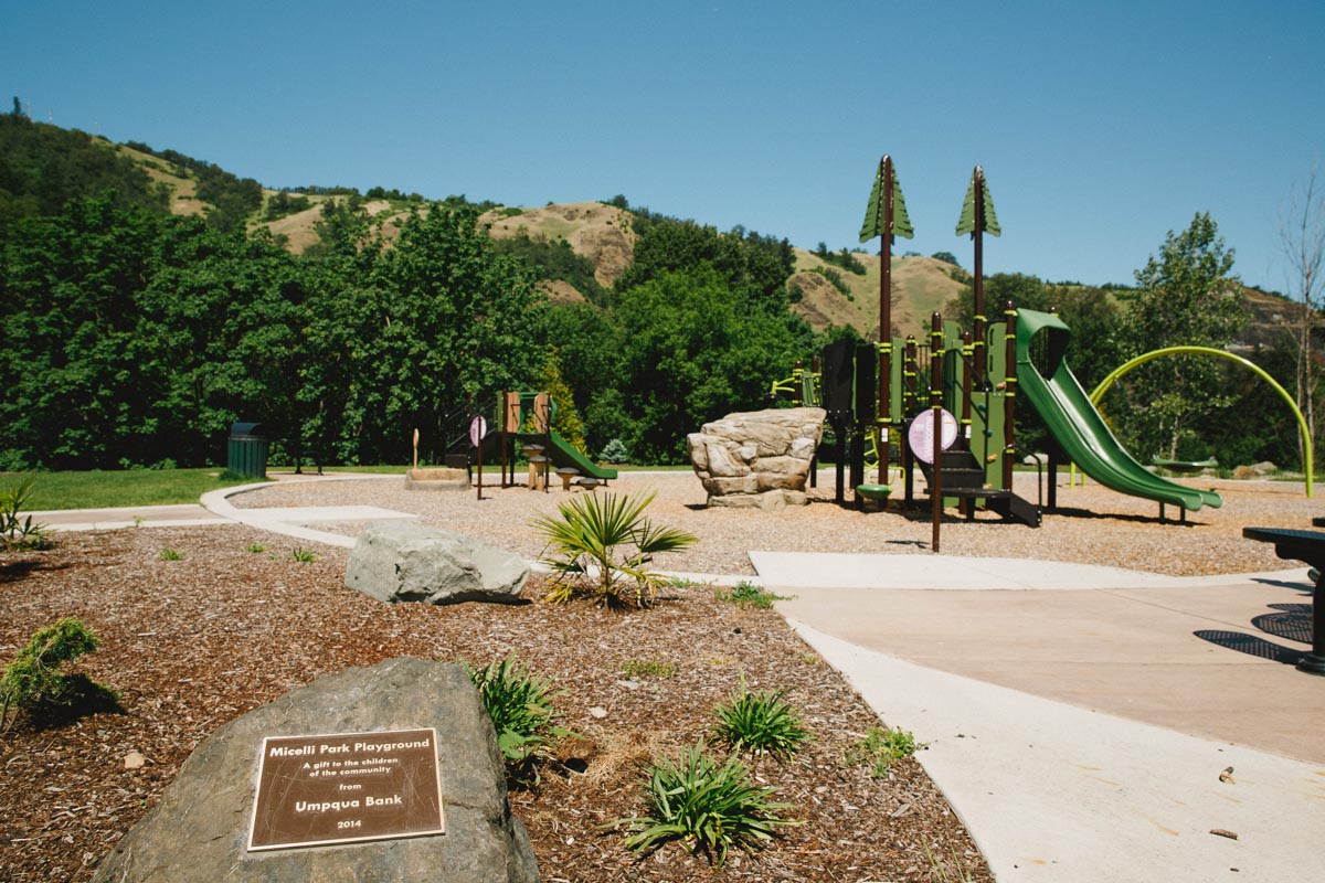 MICELLI PARK PLAYGROUND, ROSEBURG, OREGON